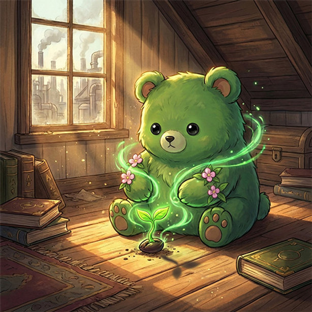 《鍊金術師與瓶中獸》短篇: 閣樓裡的森林